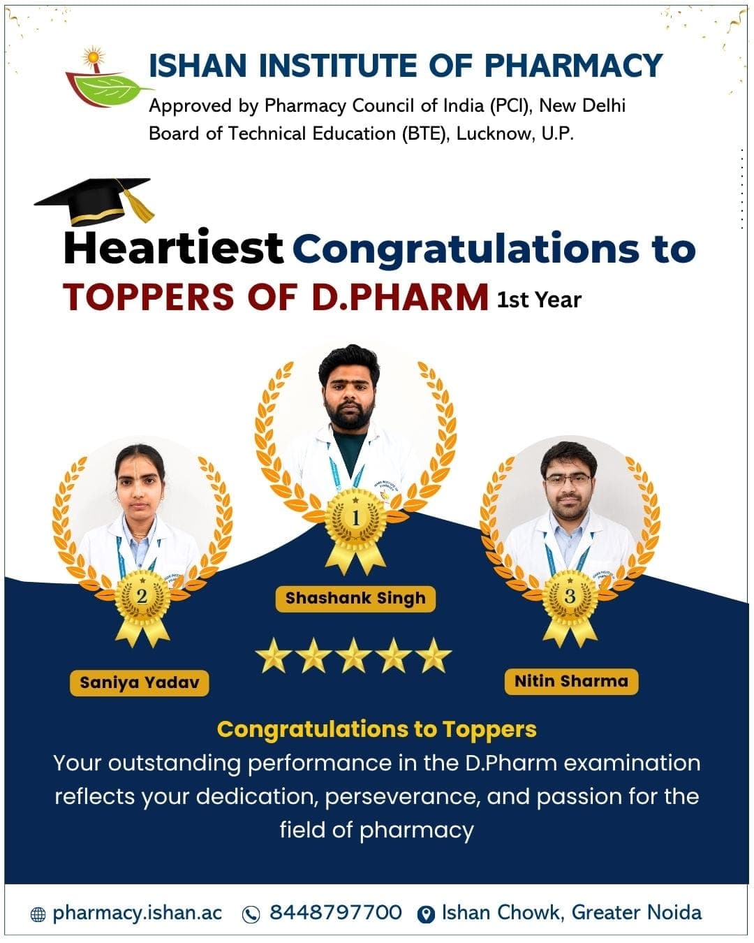 Celebrating Academic Excellence at Ishan Institute of Pharmacy - Image 1