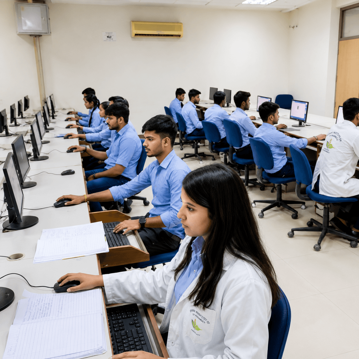 Student at IT Lab workstation