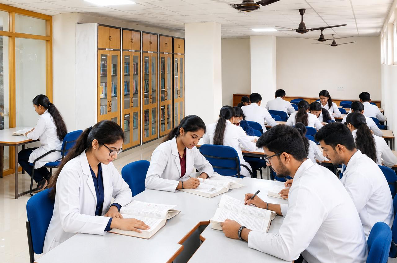 Library at Ishan Institute of Pharmacy