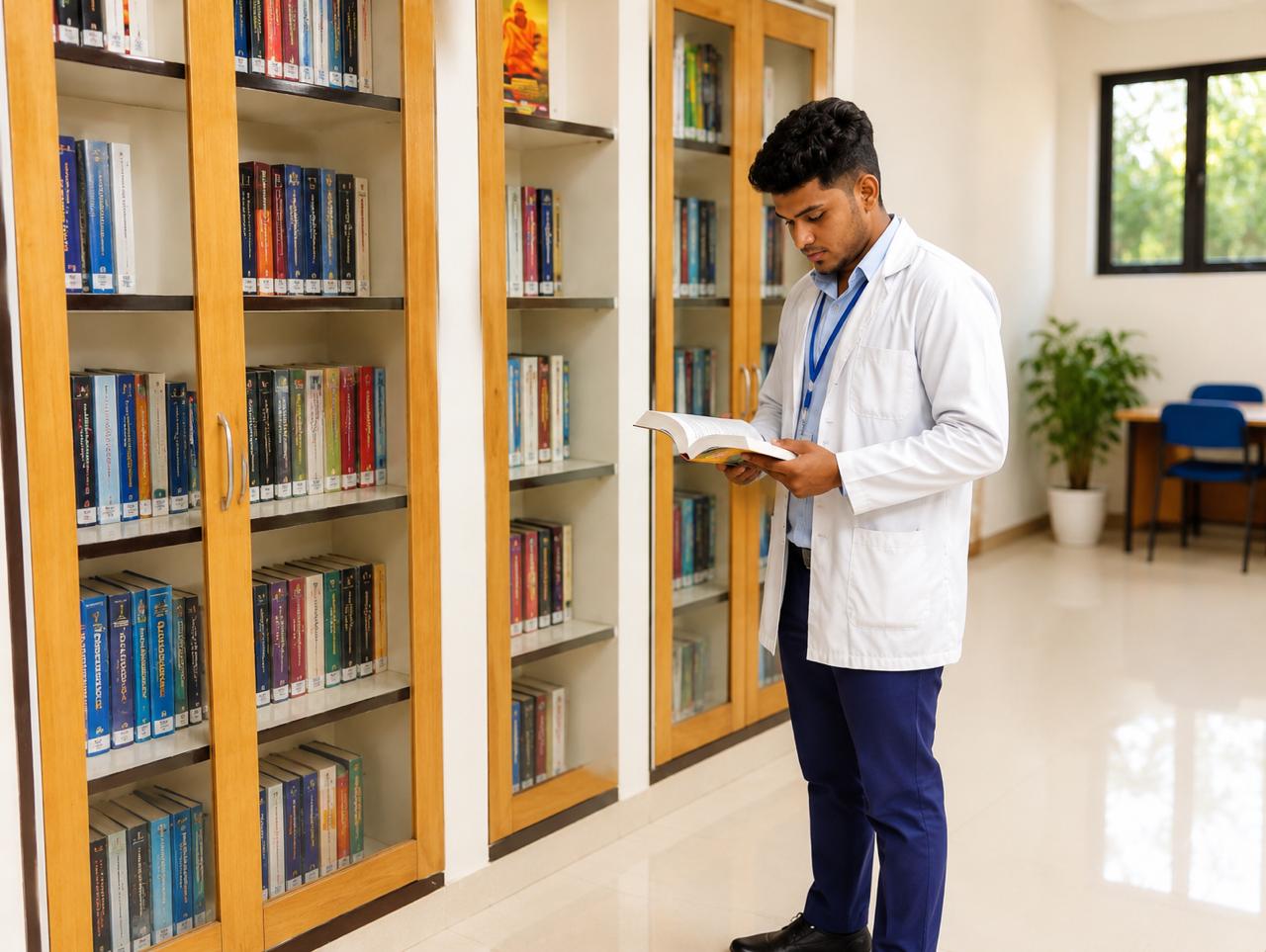 Modern learning environment at the Ishan Institute of Pharmacy library