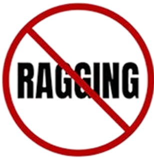 Say No To Ragging - Anti-ragging symbol