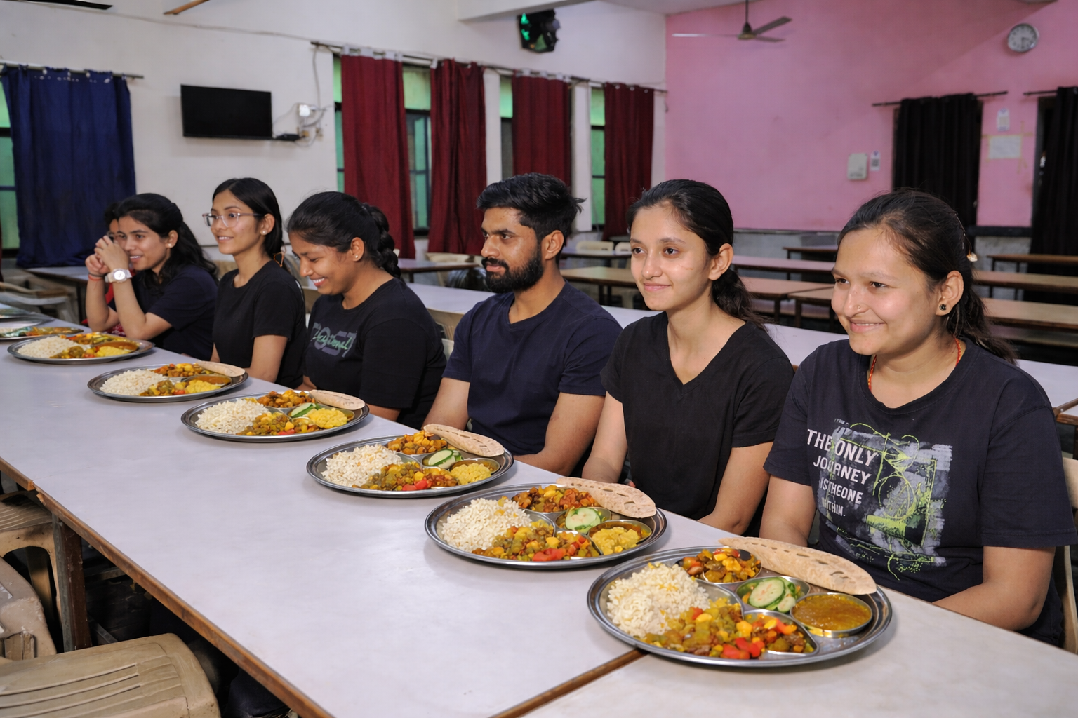Hygienic mess and dining hall