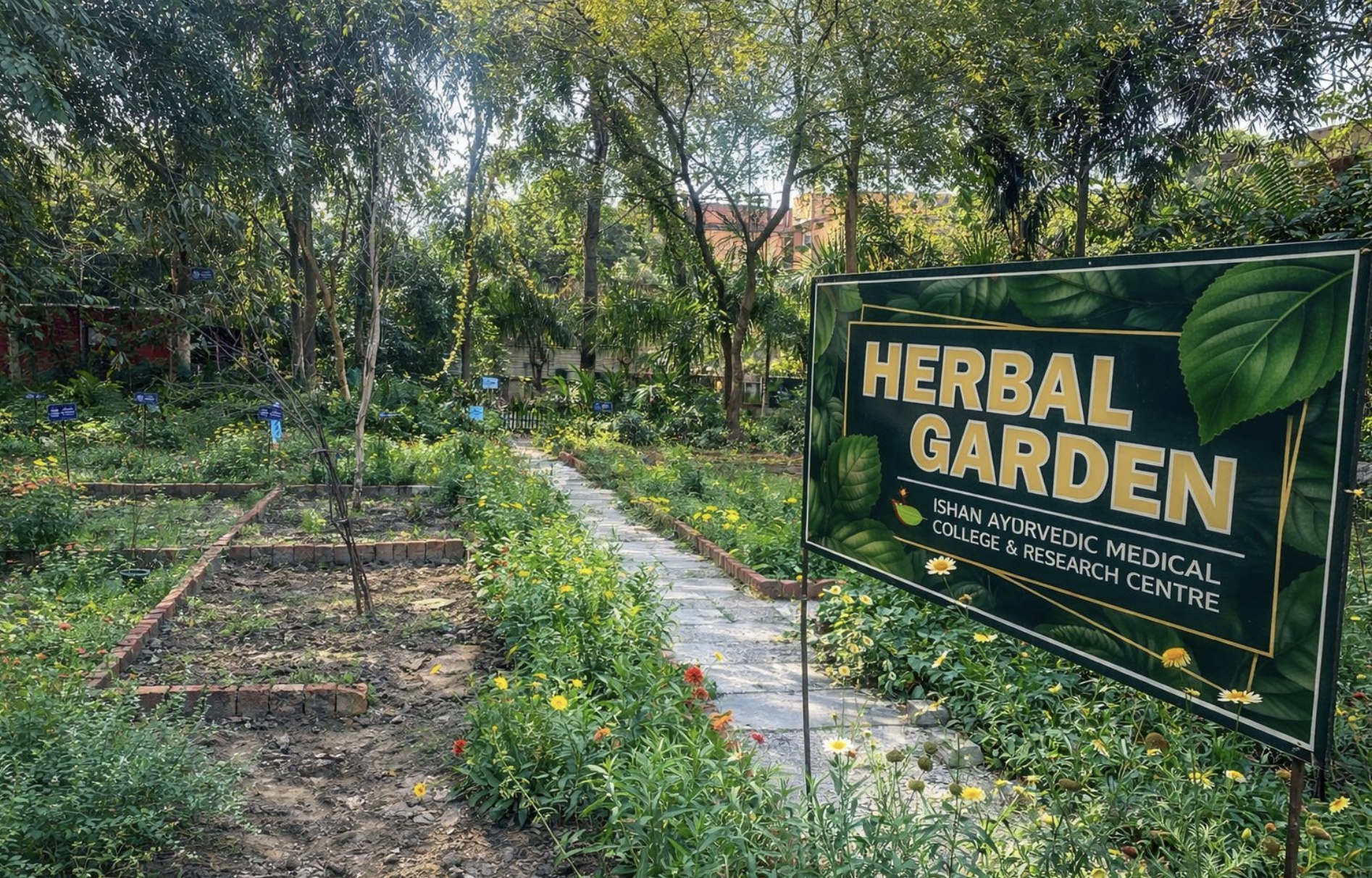 Herbal Garden at Ishan Institute