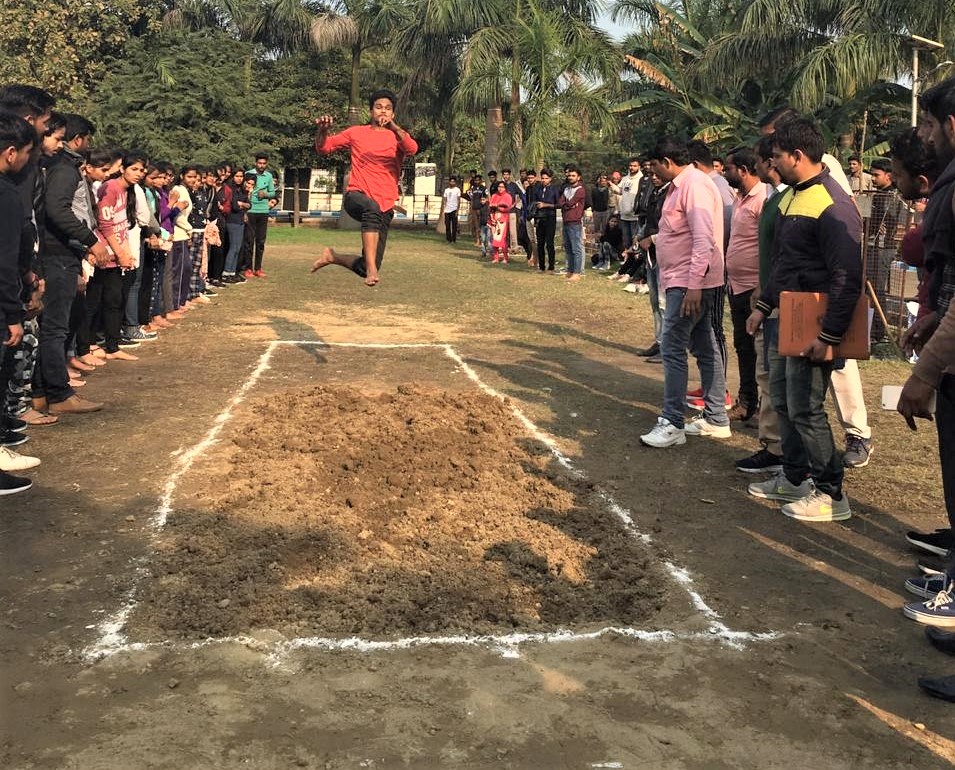 Long Jump - Spardha Inter-College Sports Fest at Ishan Institute of Pharmacy